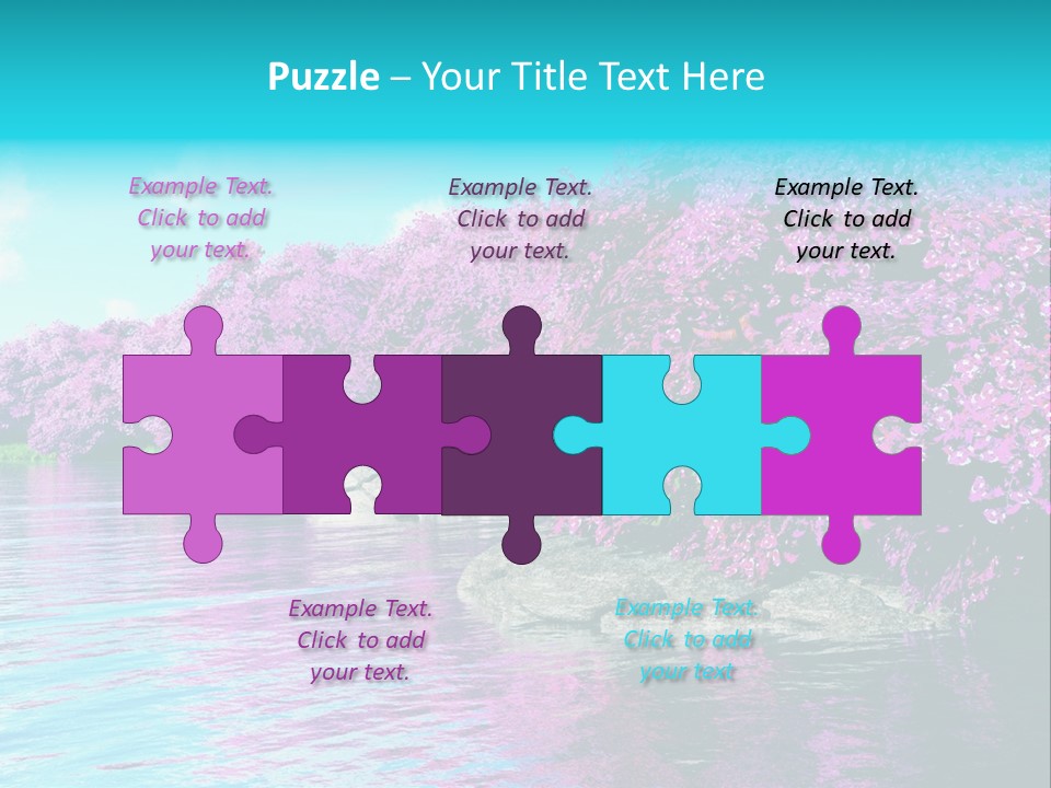 Sunset Fairy Mysterious PowerPoint Template