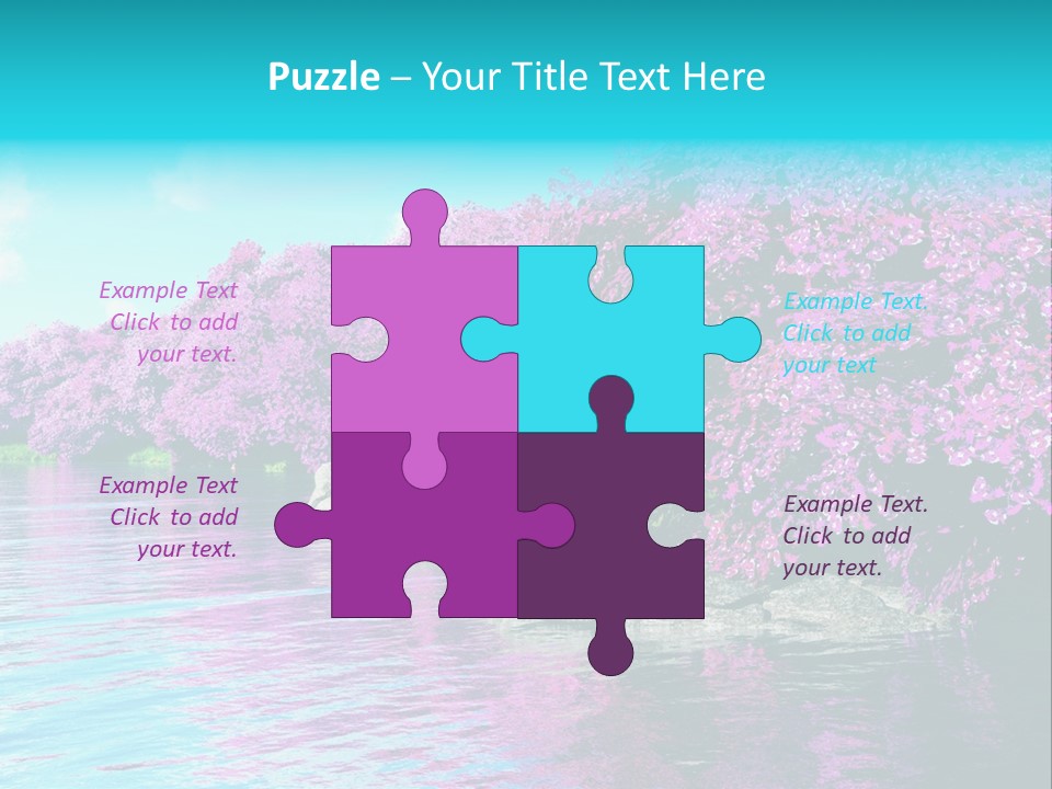 Sunset Fairy Mysterious PowerPoint Template