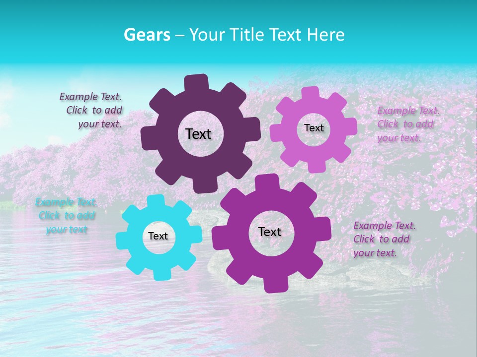 Sunset Fairy Mysterious PowerPoint Template