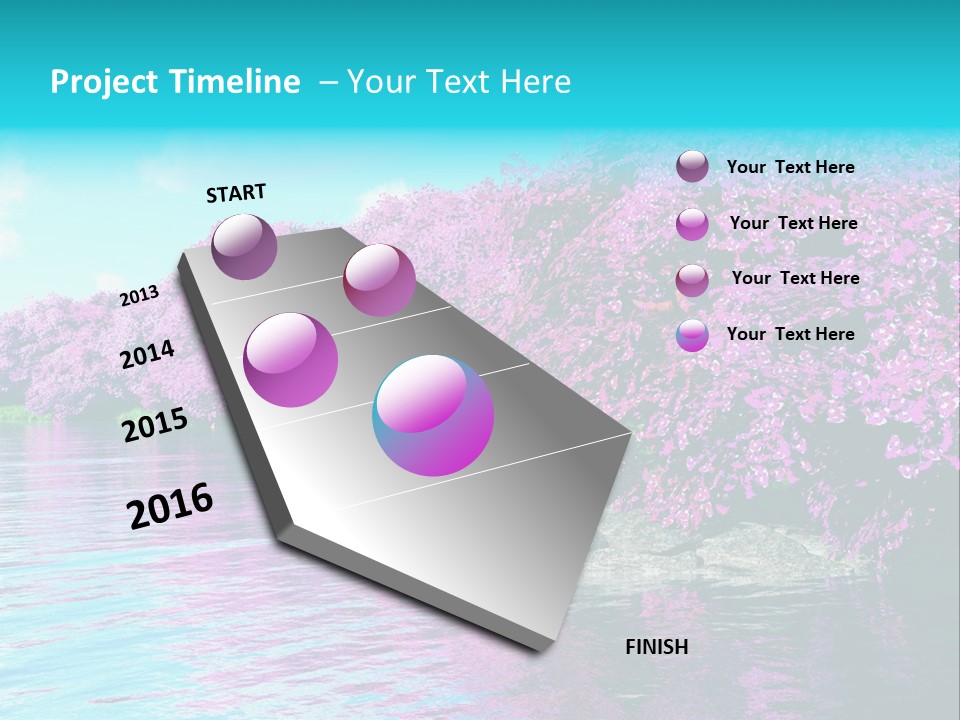 Sunset Fairy Mysterious PowerPoint Template