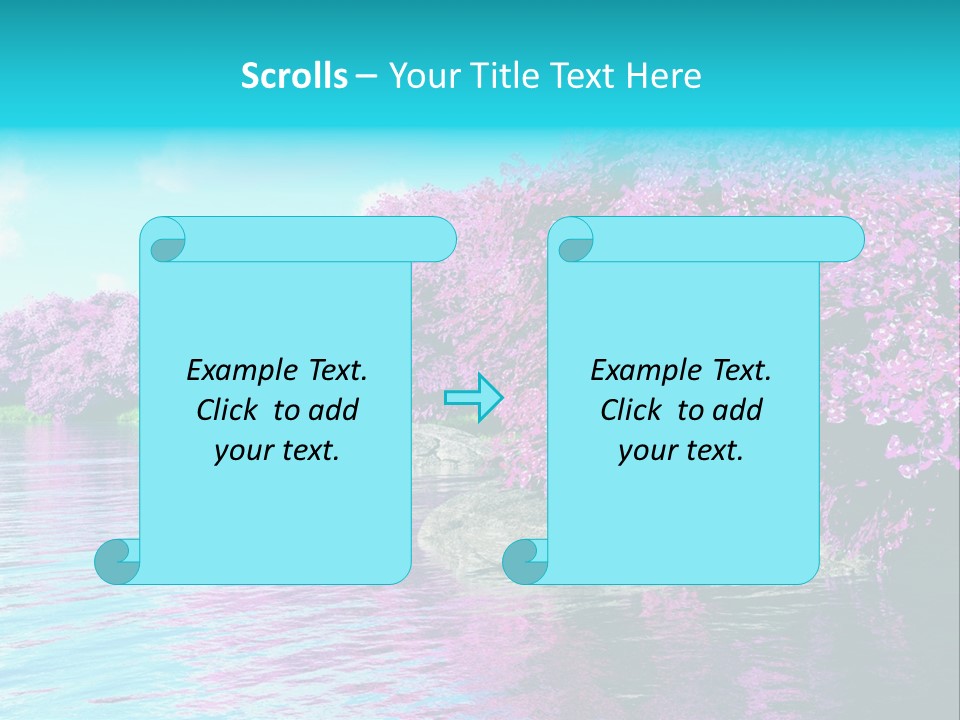 Sunset Fairy Mysterious PowerPoint Template