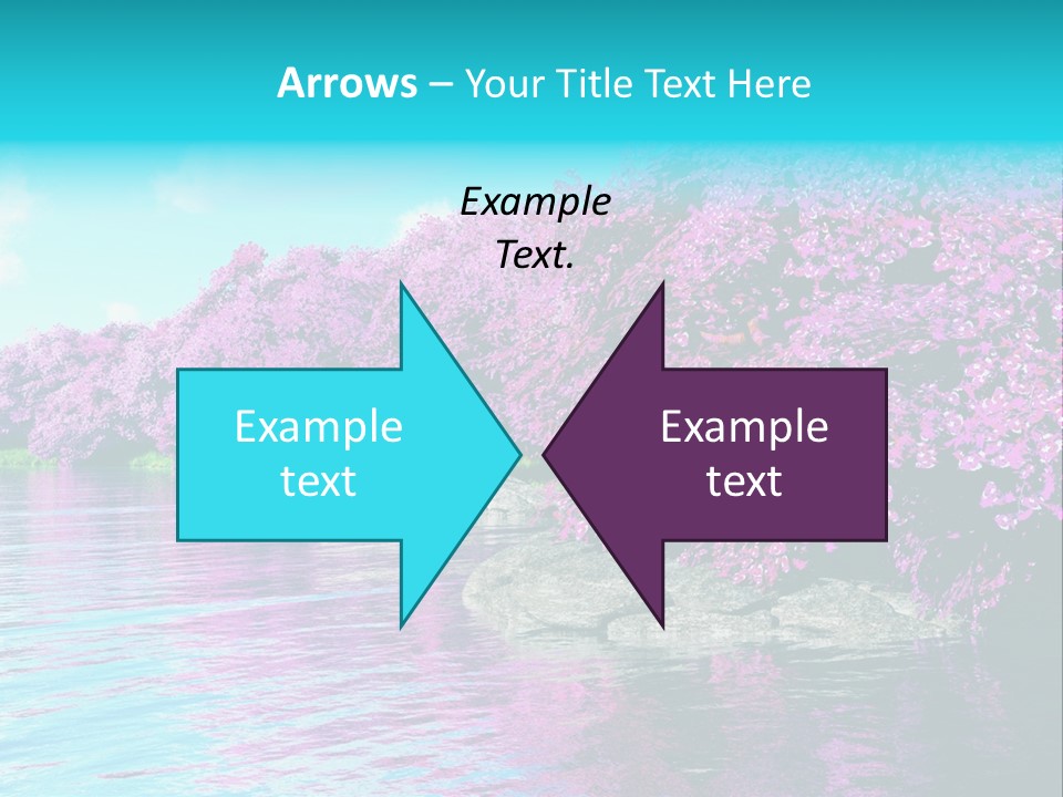 Sunset Fairy Mysterious PowerPoint Template