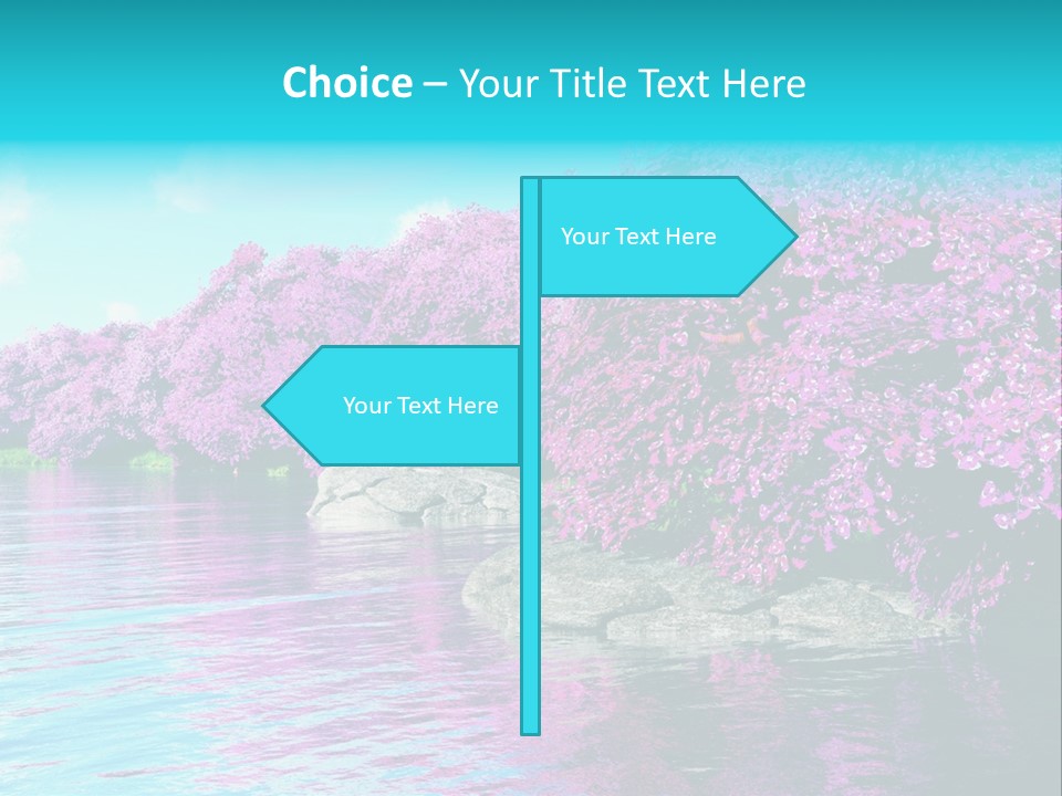 Sunset Fairy Mysterious PowerPoint Template