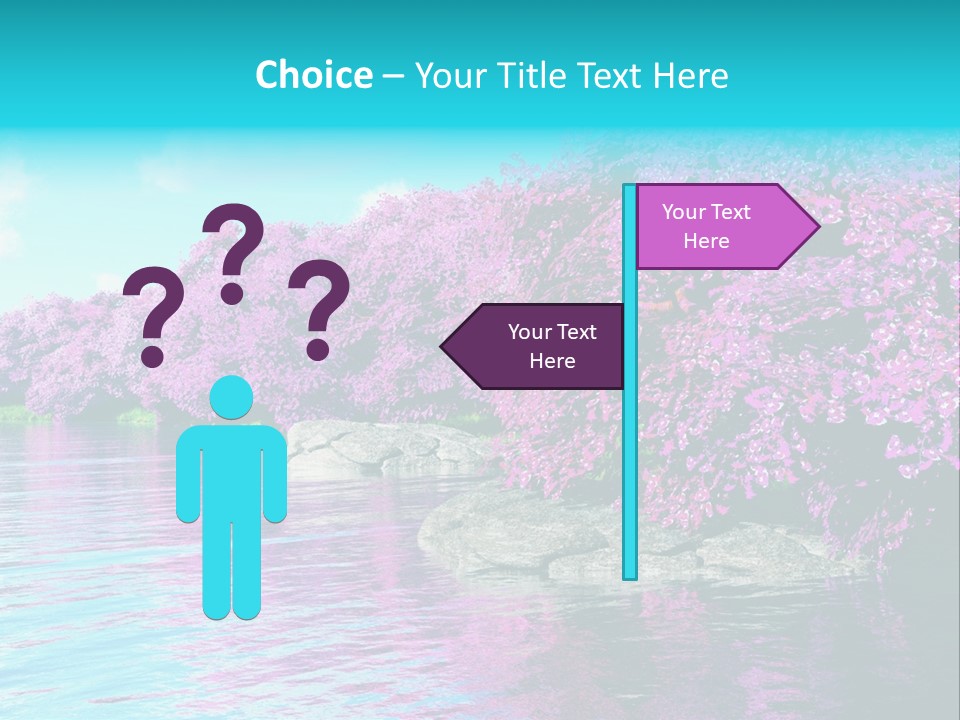 Sunset Fairy Mysterious PowerPoint Template