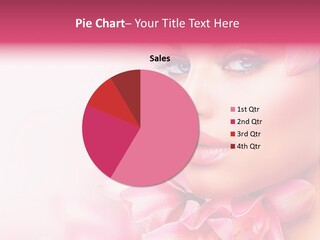 Pink Portrait Lips PowerPoint Template