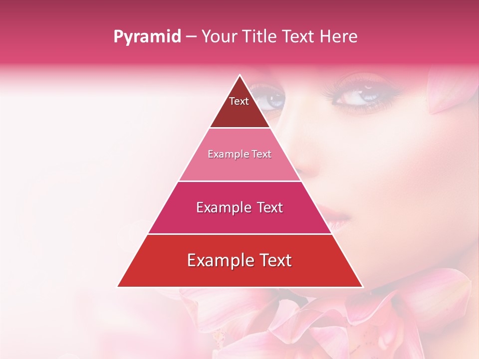 Pink Portrait Lips PowerPoint Template