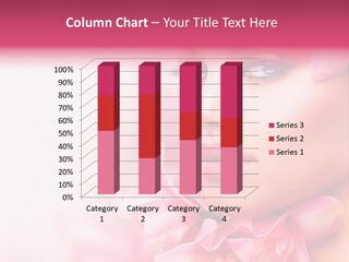 Pink Portrait Lips PowerPoint Template