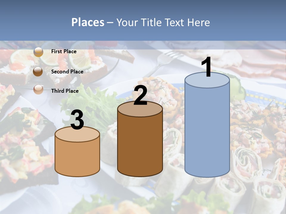 Butler Appetizer Oeuvre PowerPoint Template