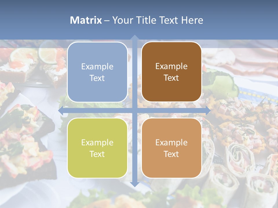 Butler Appetizer Oeuvre PowerPoint Template