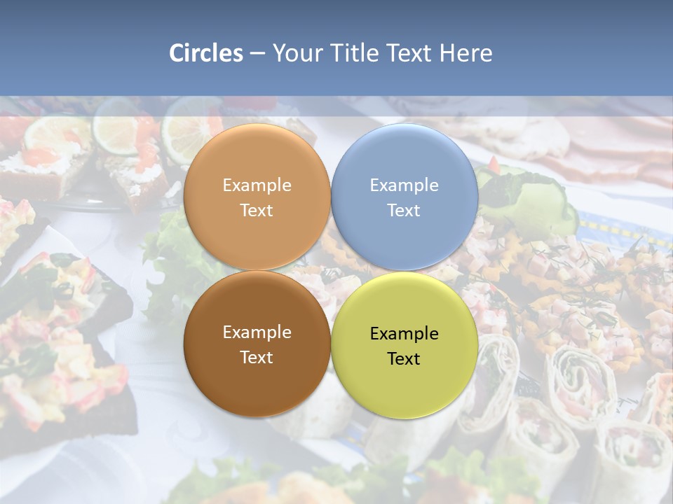 Butler Appetizer Oeuvre PowerPoint Template