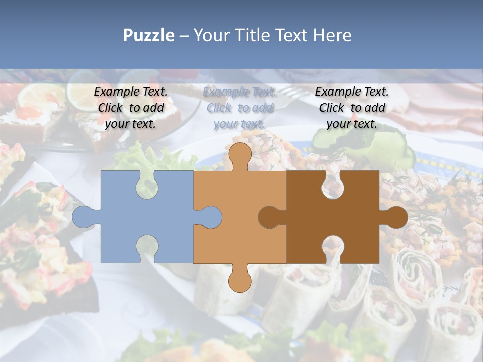 Butler Appetizer Oeuvre PowerPoint Template