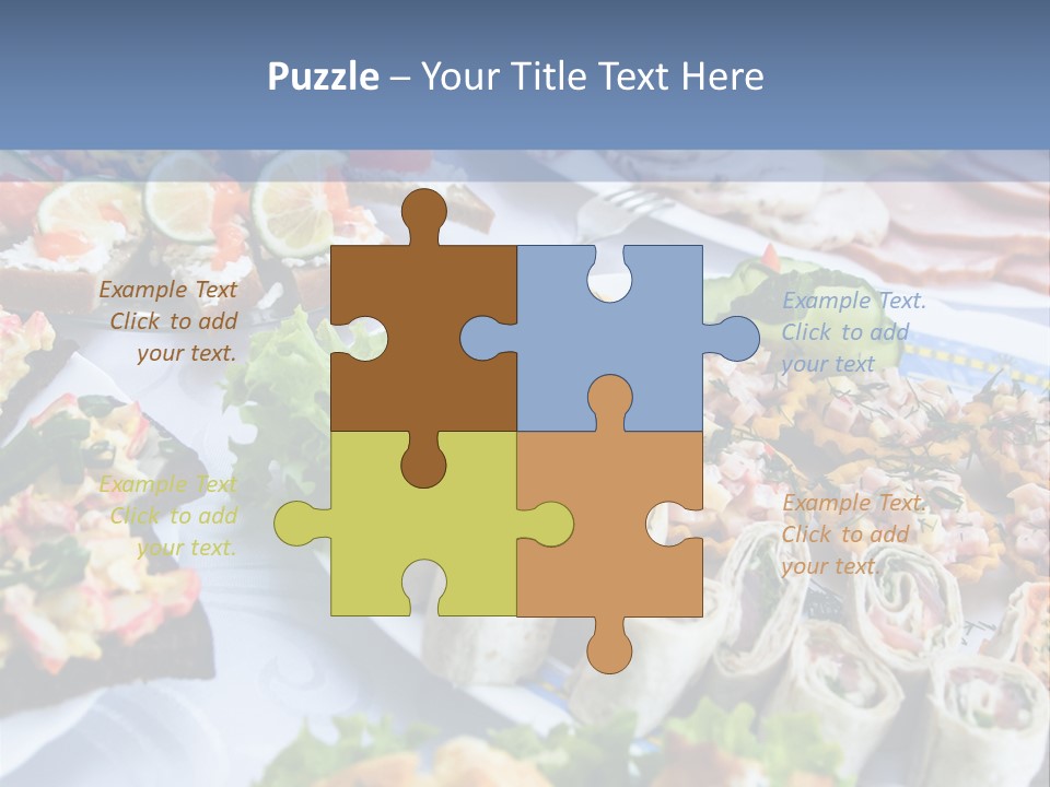 Butler Appetizer Oeuvre PowerPoint Template