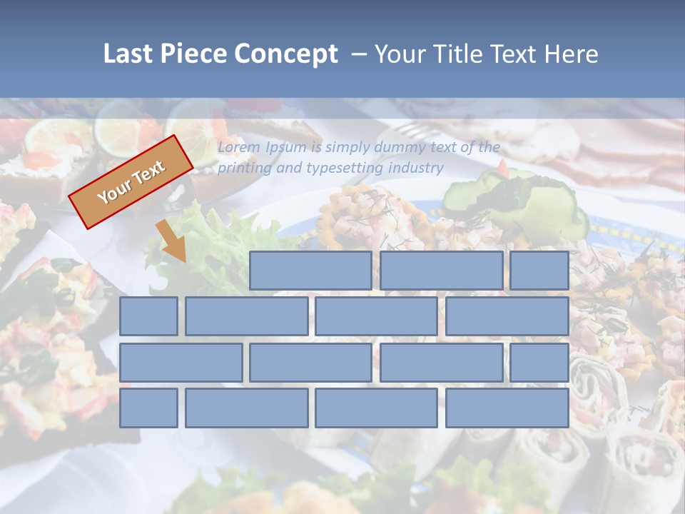 Butler Appetizer Oeuvre PowerPoint Template
