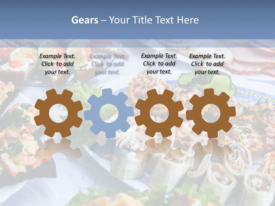 Butler Appetizer Oeuvre PowerPoint Template