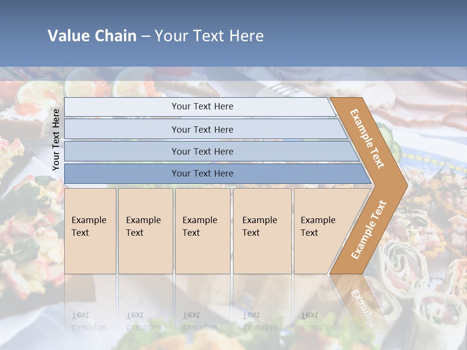 Butler Appetizer Oeuvre PowerPoint Template