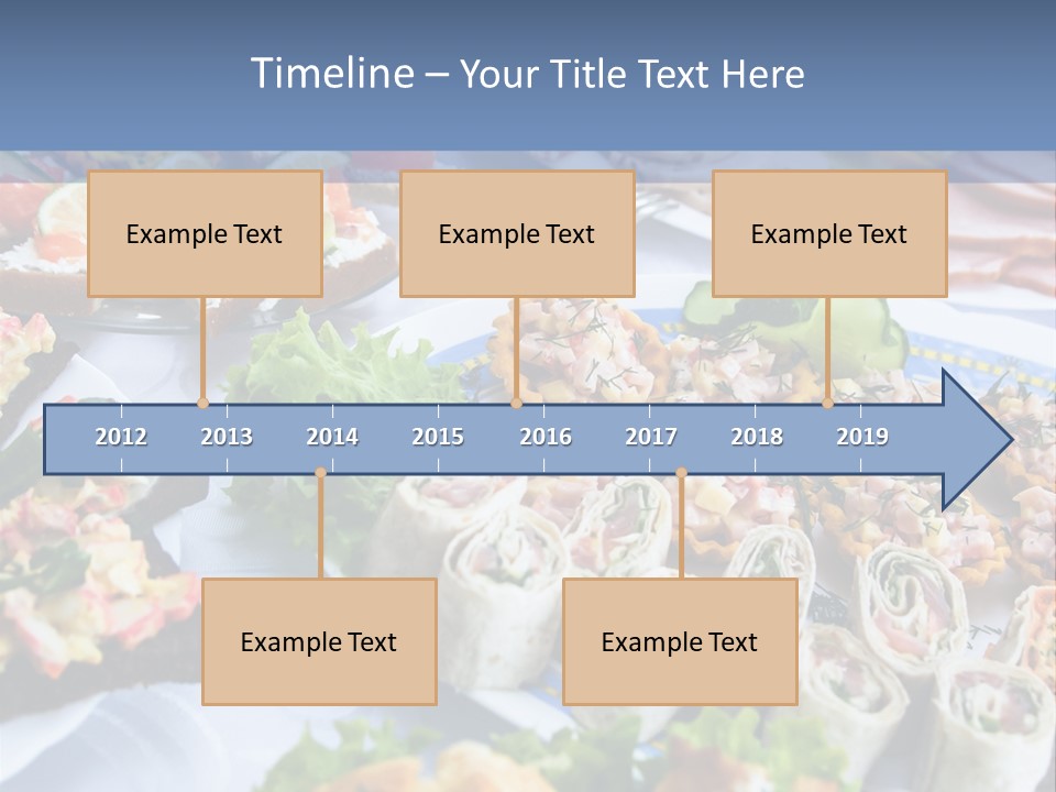 Butler Appetizer Oeuvre PowerPoint Template