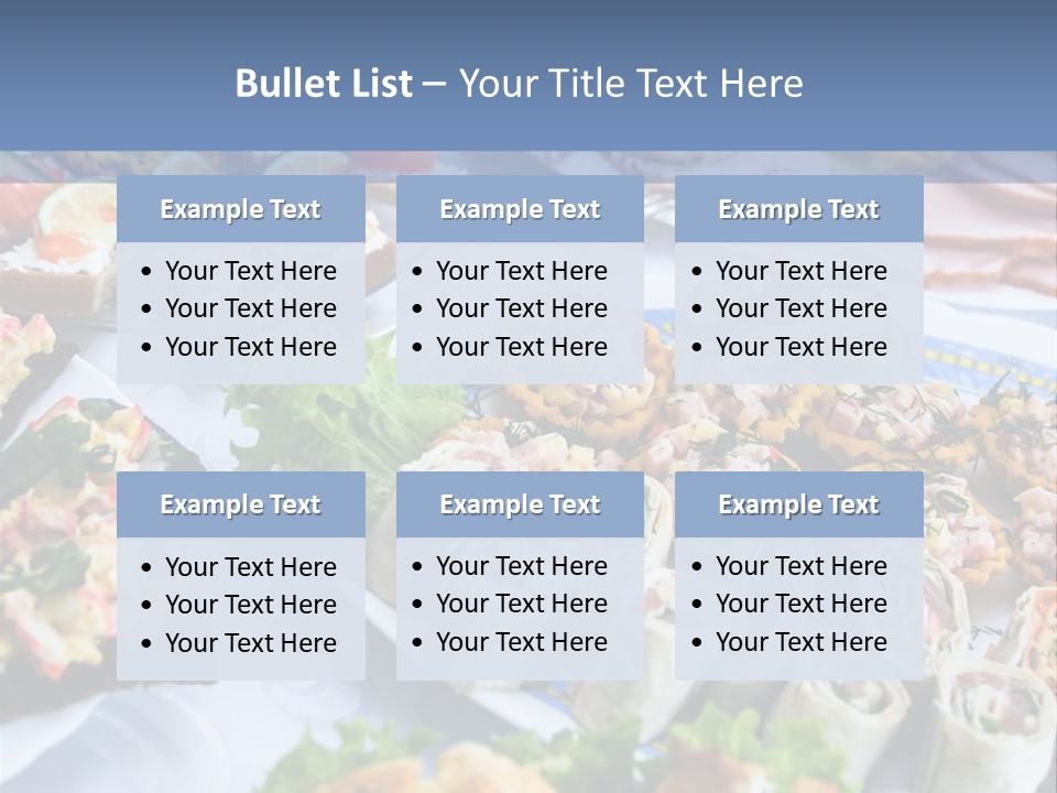 Butler Appetizer Oeuvre PowerPoint Template