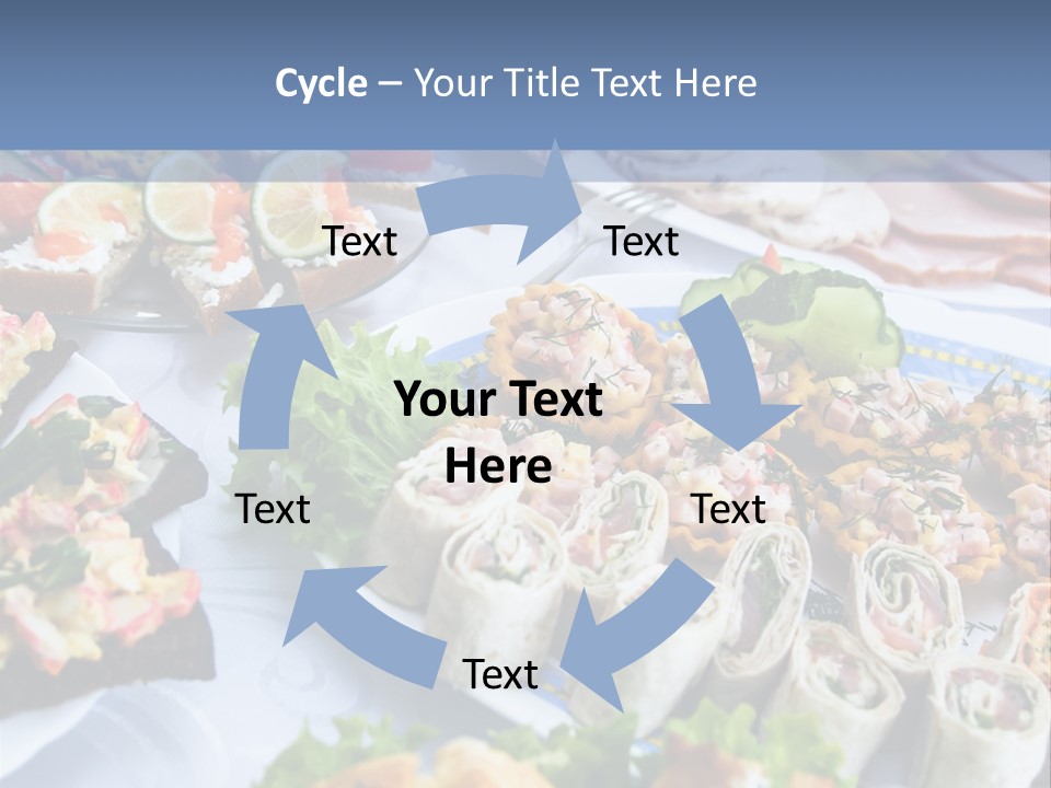 Butler Appetizer Oeuvre PowerPoint Template