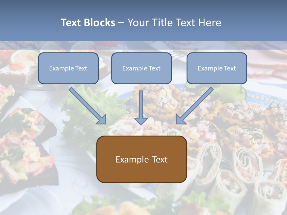 Butler Appetizer Oeuvre PowerPoint Template
