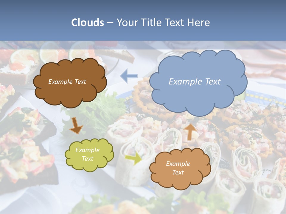 Butler Appetizer Oeuvre PowerPoint Template