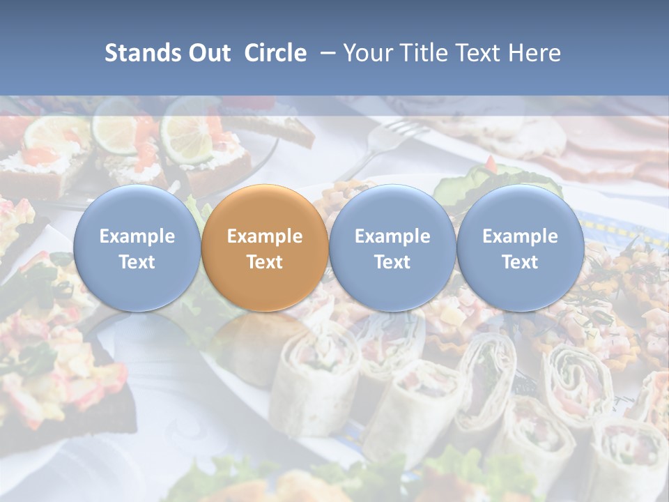 Butler Appetizer Oeuvre PowerPoint Template