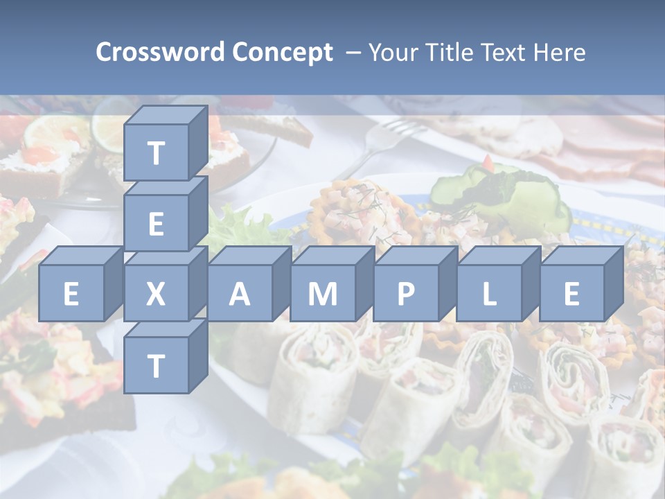 Butler Appetizer Oeuvre PowerPoint Template