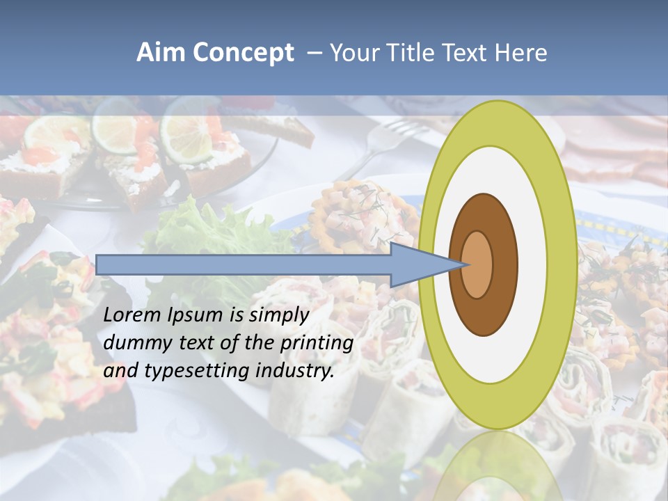 Butler Appetizer Oeuvre PowerPoint Template
