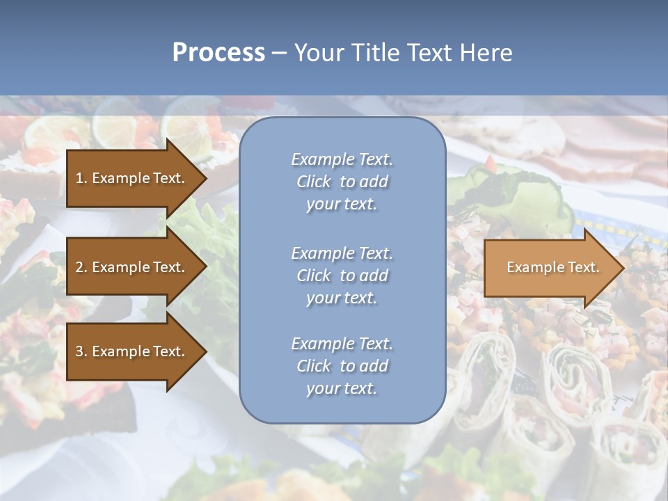Butler Appetizer Oeuvre PowerPoint Template