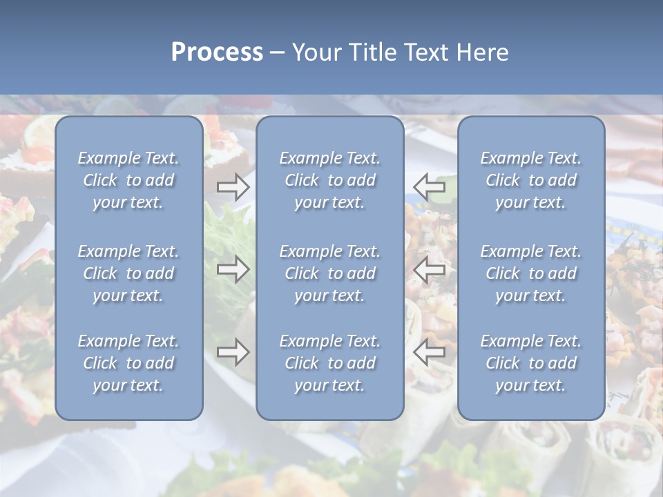 Butler Appetizer Oeuvre PowerPoint Template