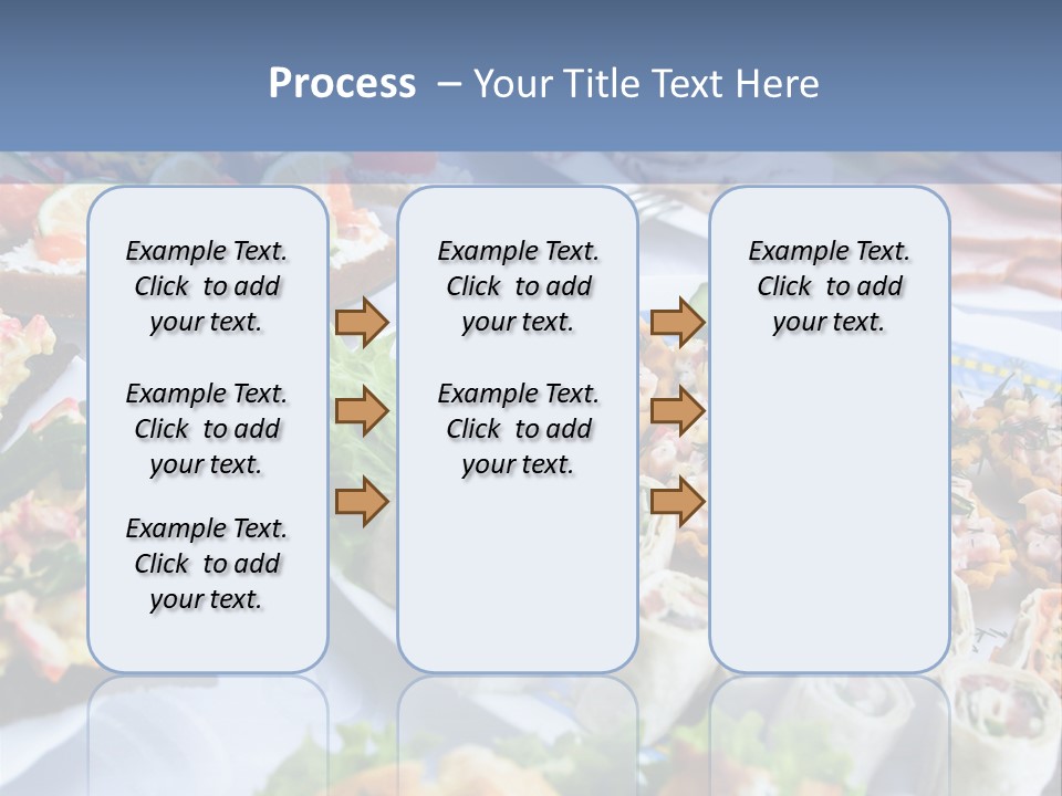 Butler Appetizer Oeuvre PowerPoint Template