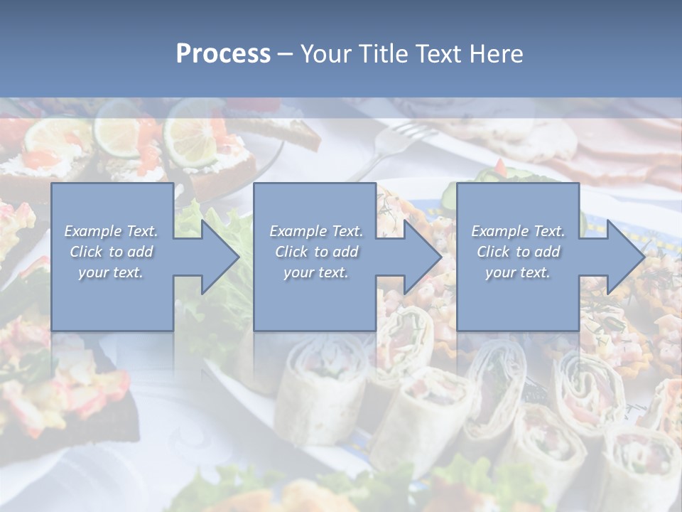 Butler Appetizer Oeuvre PowerPoint Template