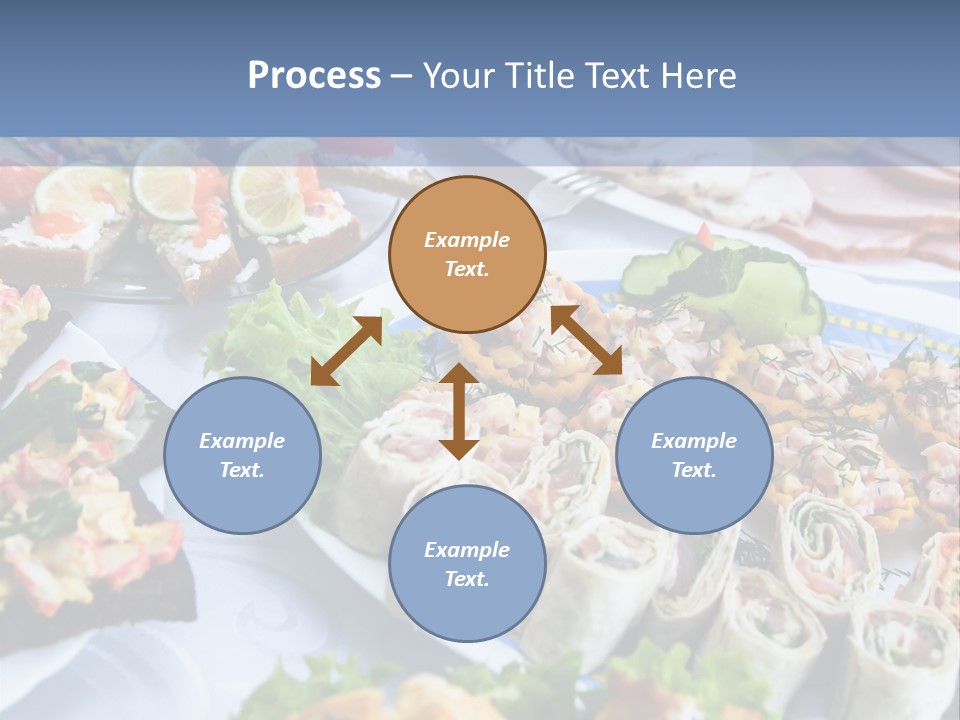 Butler Appetizer Oeuvre PowerPoint Template