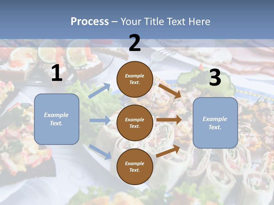 Butler Appetizer Oeuvre PowerPoint Template