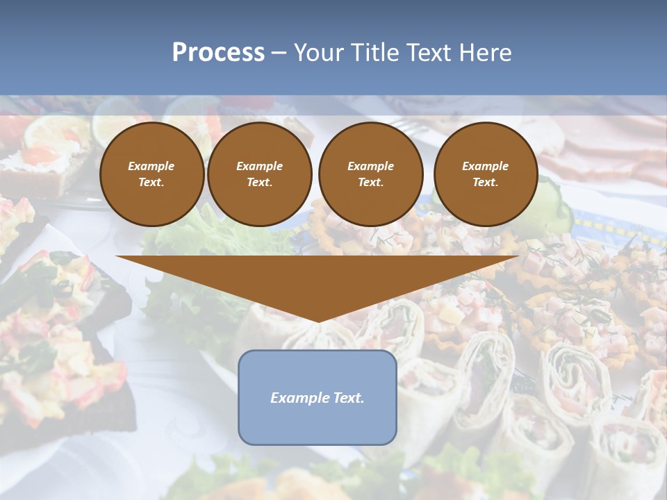 Butler Appetizer Oeuvre PowerPoint Template