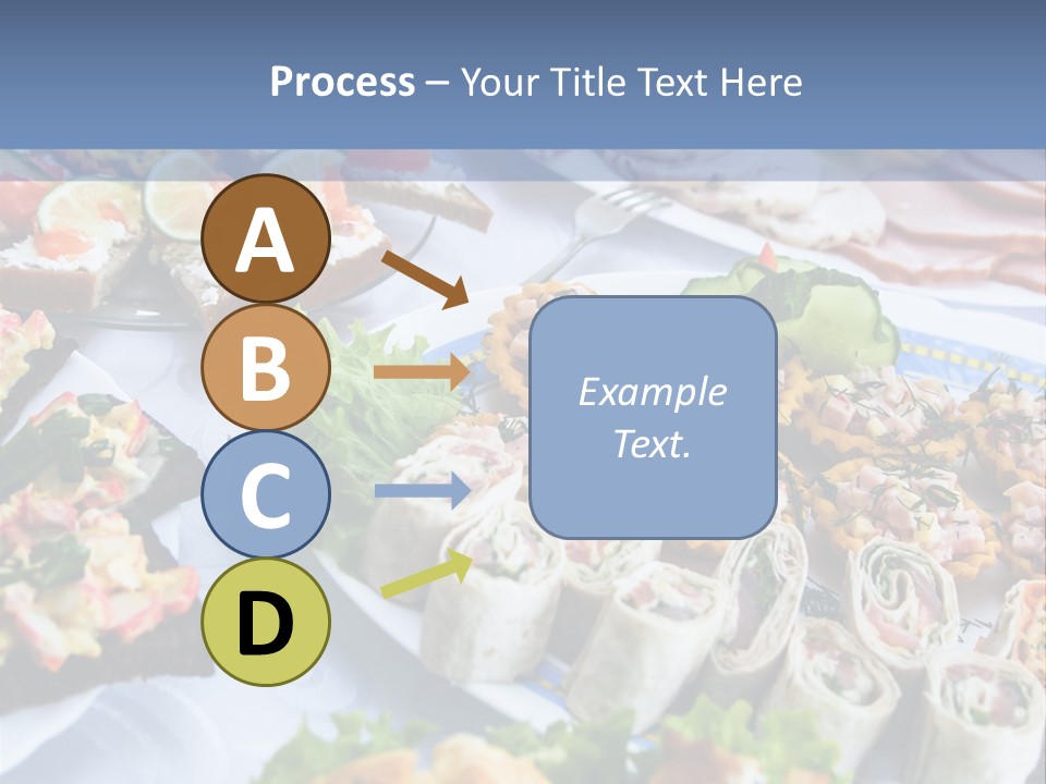 Butler Appetizer Oeuvre PowerPoint Template