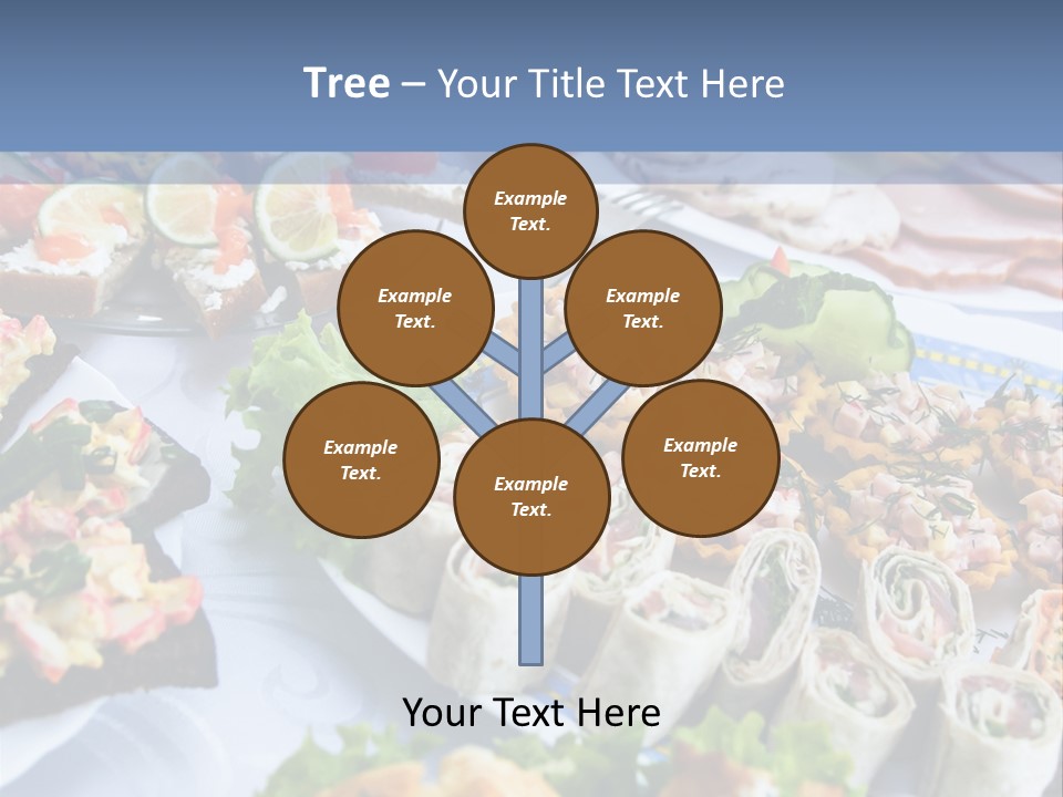 Butler Appetizer Oeuvre PowerPoint Template