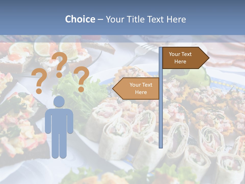 Butler Appetizer Oeuvre PowerPoint Template