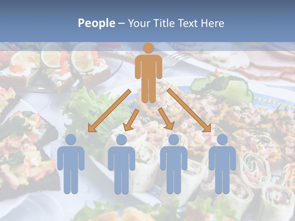 Butler Appetizer Oeuvre PowerPoint Template