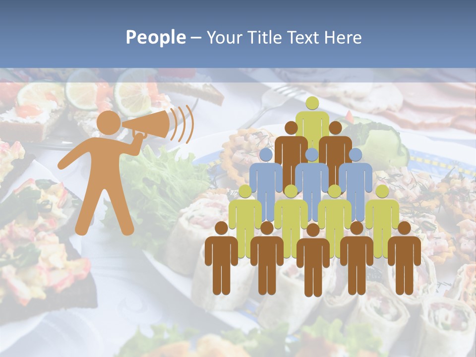 Butler Appetizer Oeuvre PowerPoint Template