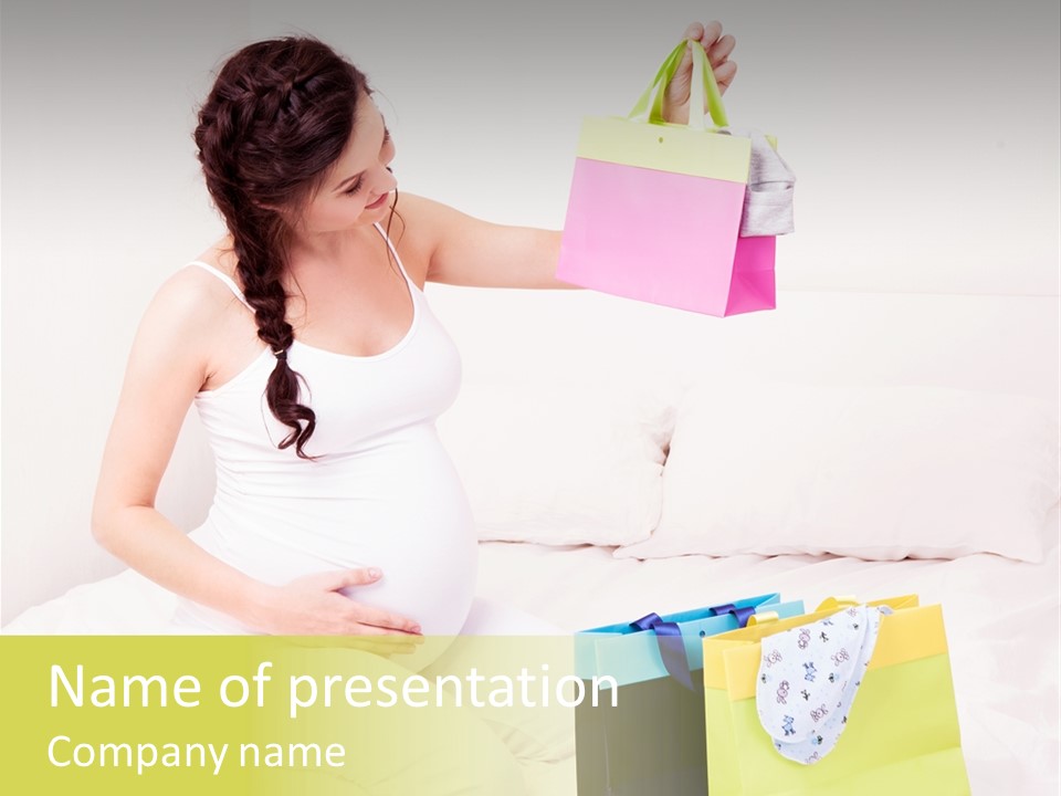 Parent Happiness Maternity PowerPoint Template