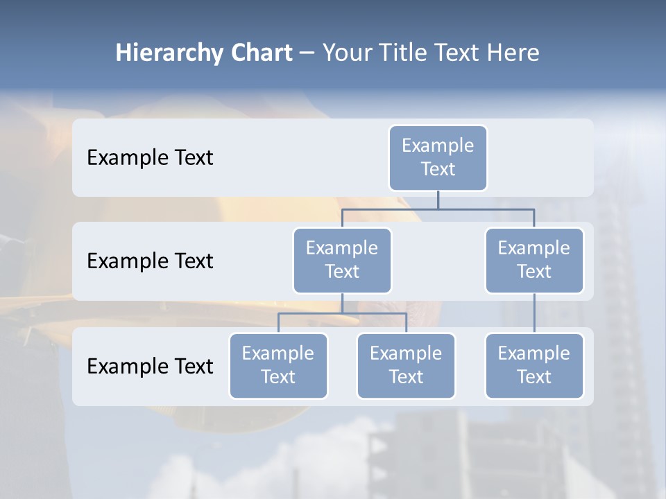 Arm Occupation Blue PowerPoint Template