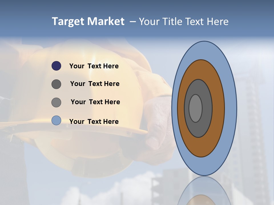 Arm Occupation Blue PowerPoint Template