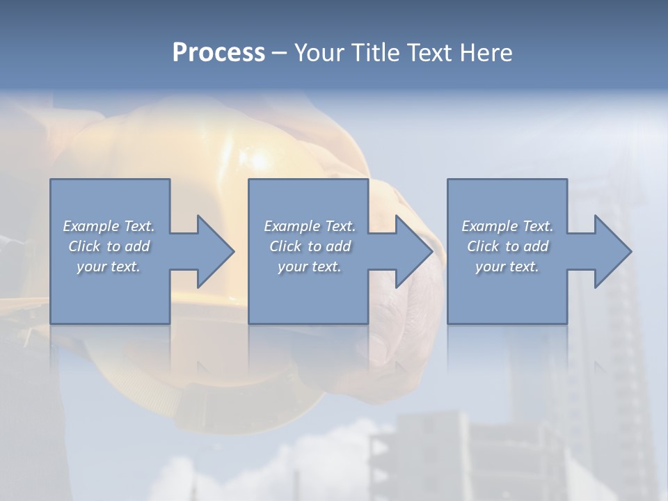 Arm Occupation Blue PowerPoint Template