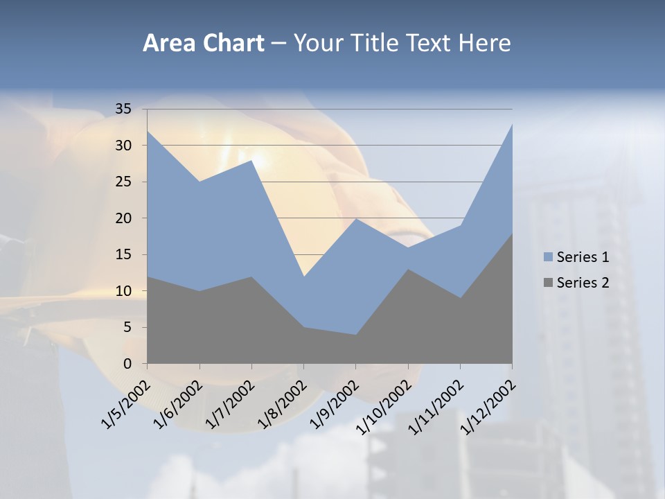Arm Occupation Blue PowerPoint Template