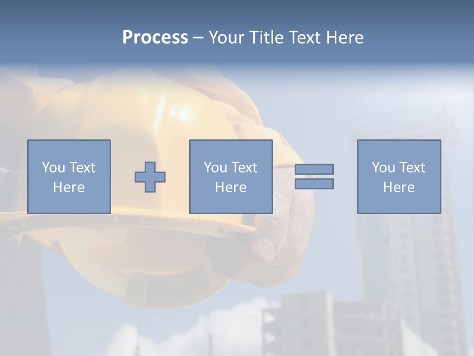 Arm Occupation Blue PowerPoint Template