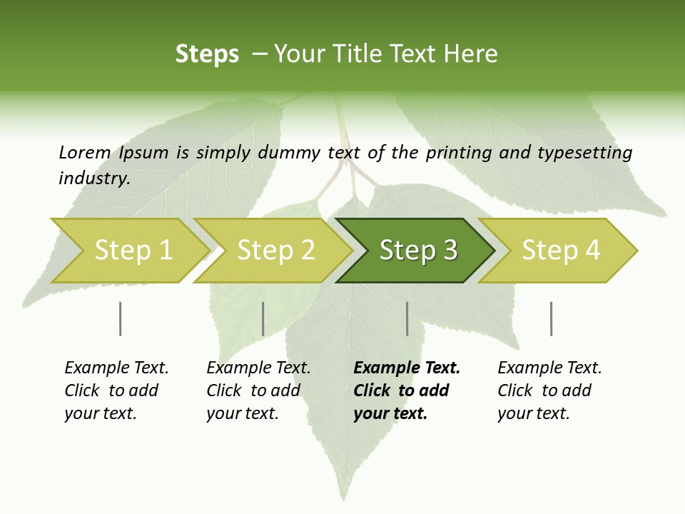 Trunk Small Isolated PowerPoint Template