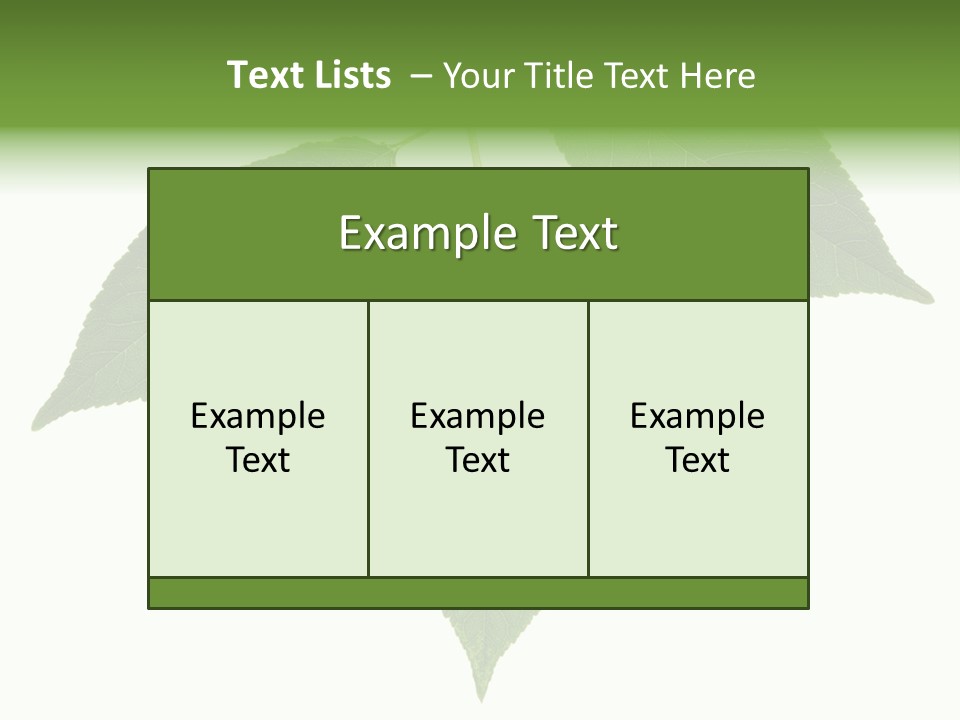 Trunk Small Isolated PowerPoint Template
