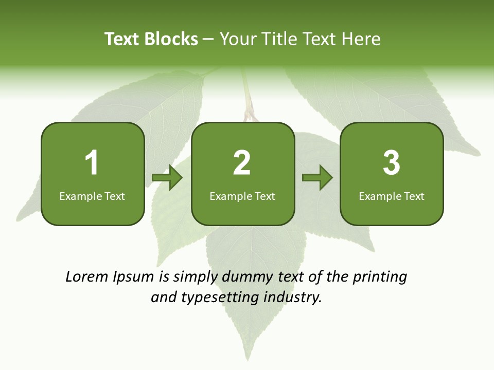 Trunk Small Isolated PowerPoint Template
