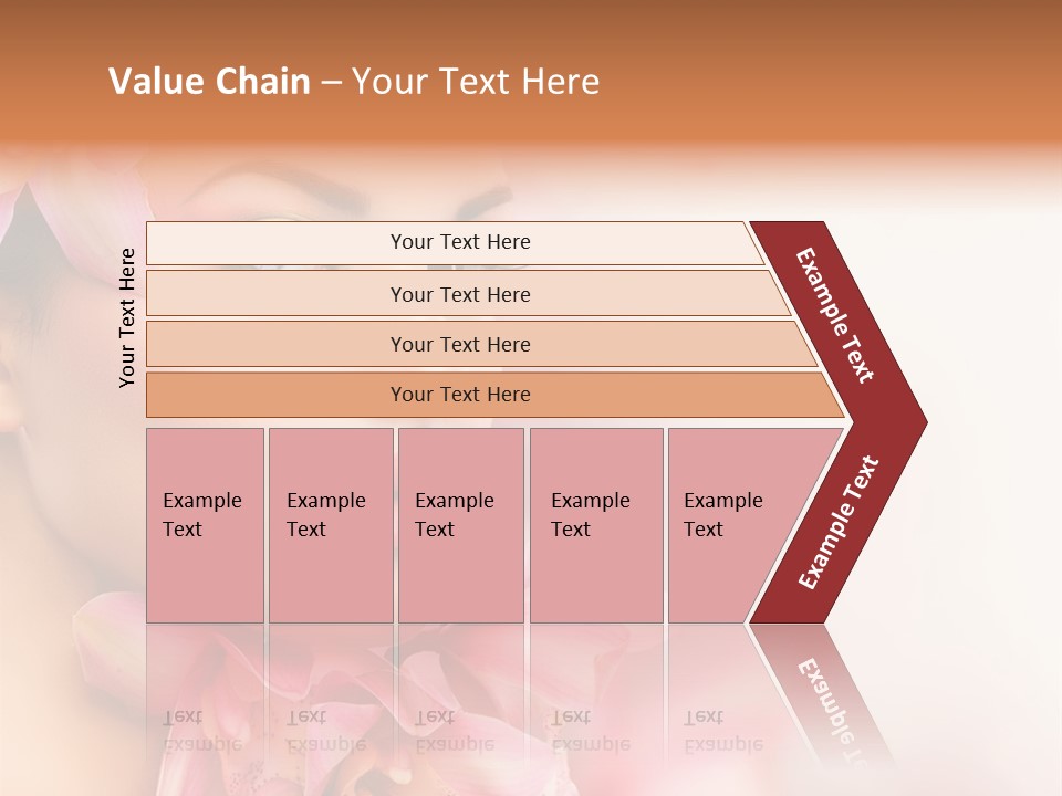 Background Brunette Head PowerPoint Template