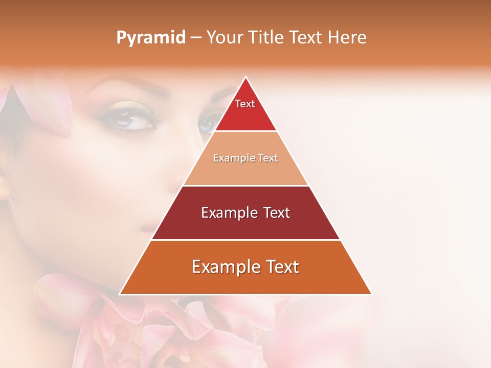 Background Brunette Head PowerPoint Template